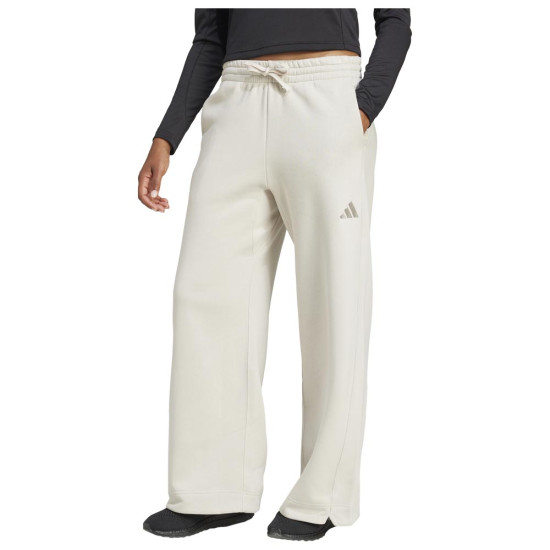 Adidas Γυναικείο παντελόνι φόρμας All SZN Fleece Loose Wide-Leg Pants